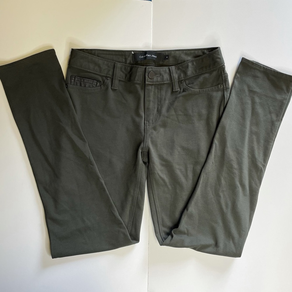 Calvin Klein Jeans Olive Skinny Pants